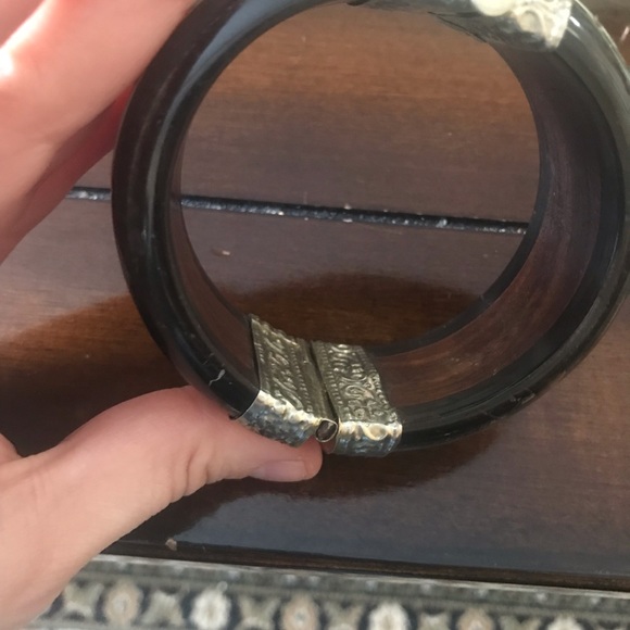 Wood inlay bracelet. - Picture 3 of 3